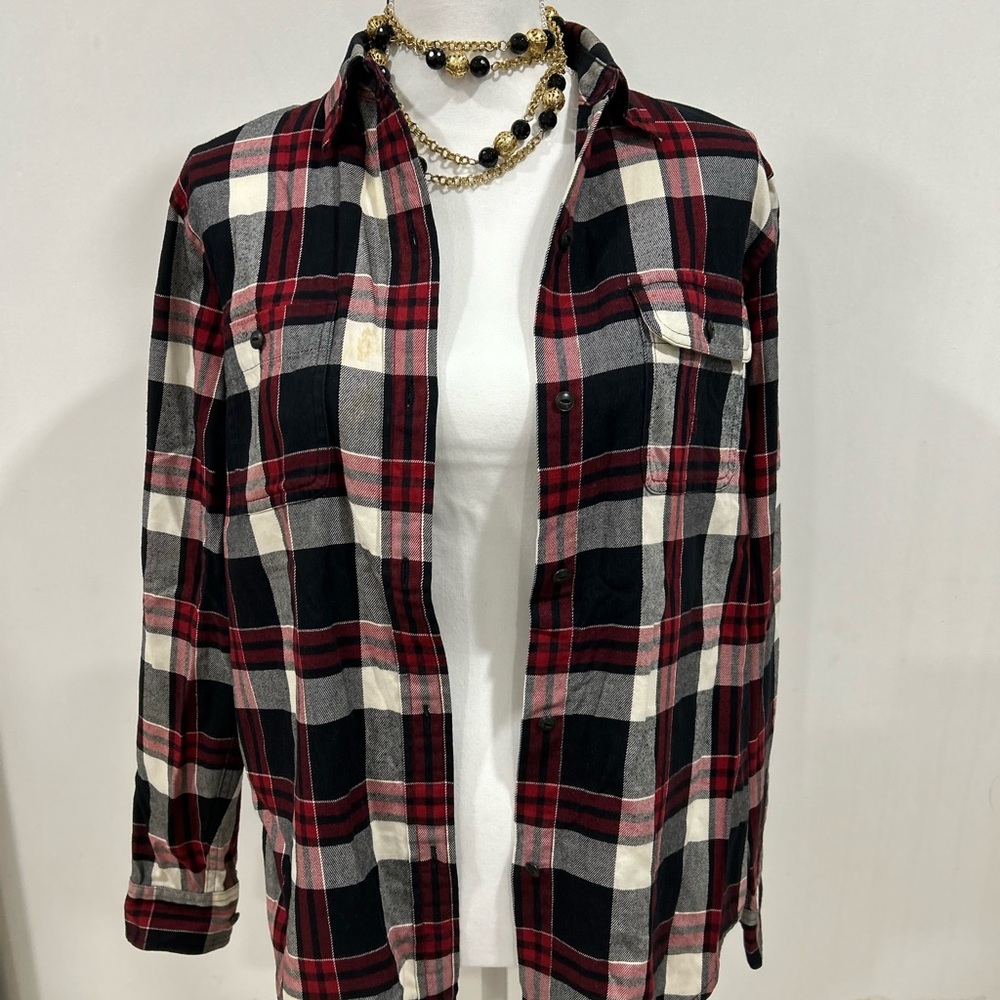 Ralph Lauren Classic Red and Black Plaid  Shirt